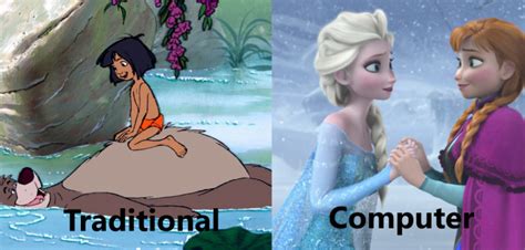 Traditional Vs. Digital Animator .